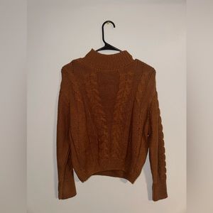 Burnt orange sweater